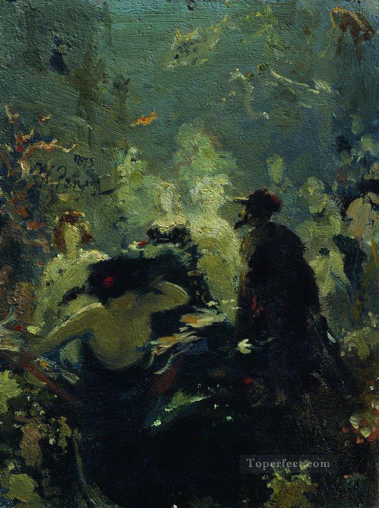 sadko in the underwater kingdom 1875 Ilya Repin Oil Paintings